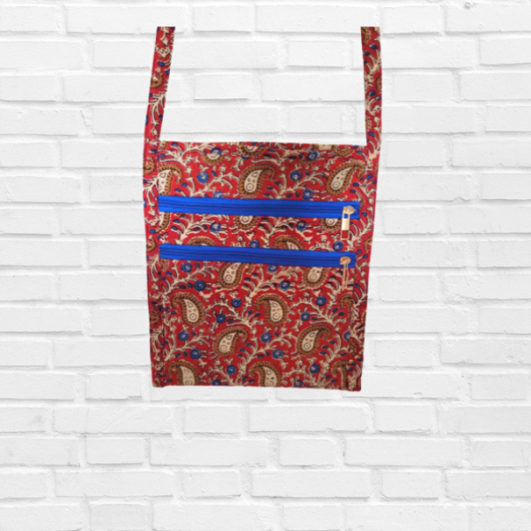 Sling bag in Handloom Cotton Fabric