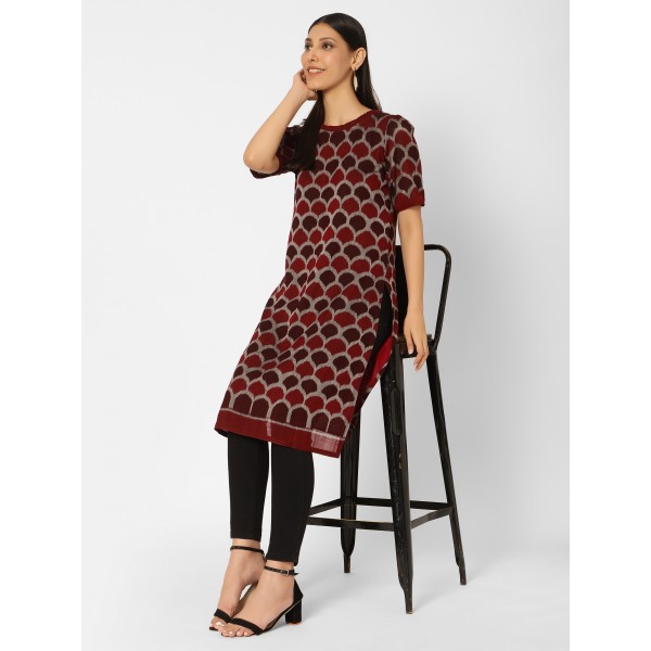 Sambalpuri Handloom Cotton ikat Kurti