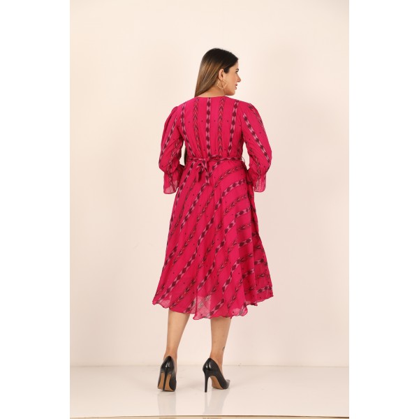 OOS: Cotton Dress in Handloom Sambalpuri Ikat Fabric