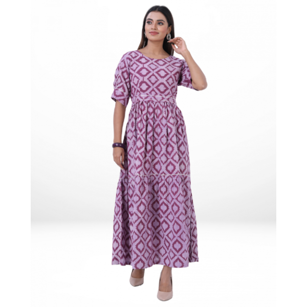 BP: Handloom Cotton Dress in Block Print Fabric