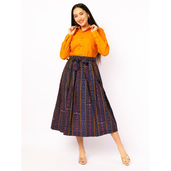 AV: Cotton Skirt & Top Set from Handloom Sambalpuri Fabric