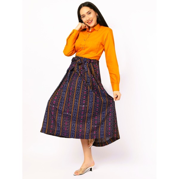AV: Cotton Skirt & Top Set from Handloom Sambalpuri Fabric