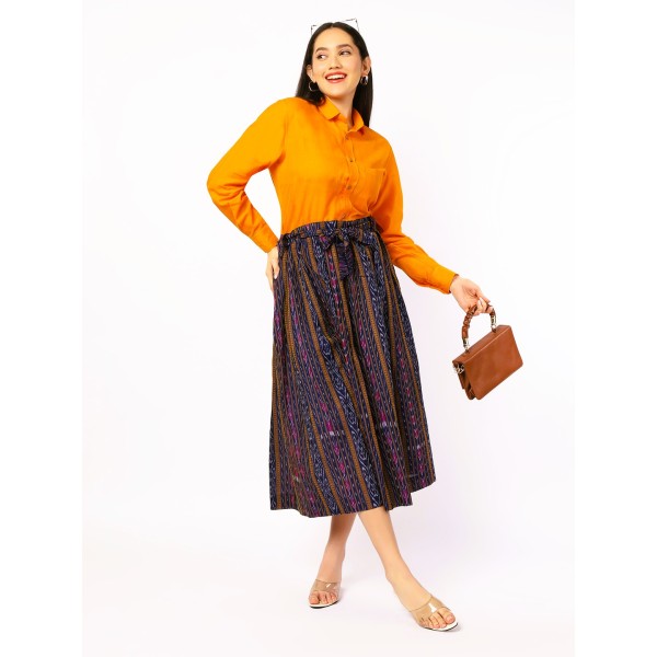 AV: Cotton Skirt & Top Set from Handloom Sambalpuri Fabric