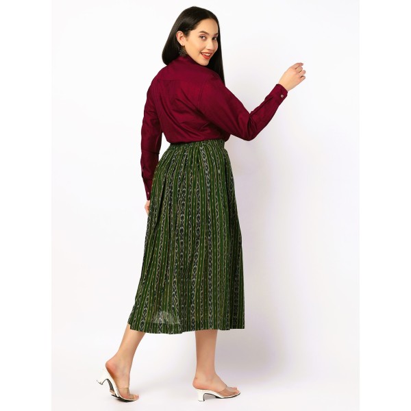 AV: Cotton Two Piece Dress from Sambalpuri Ikat Fabric
