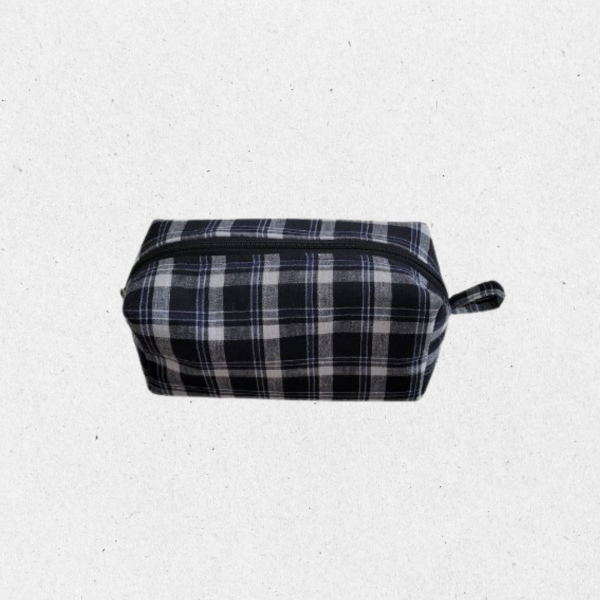 AZ: Travel Pouch in Handloom Cotton Fabric