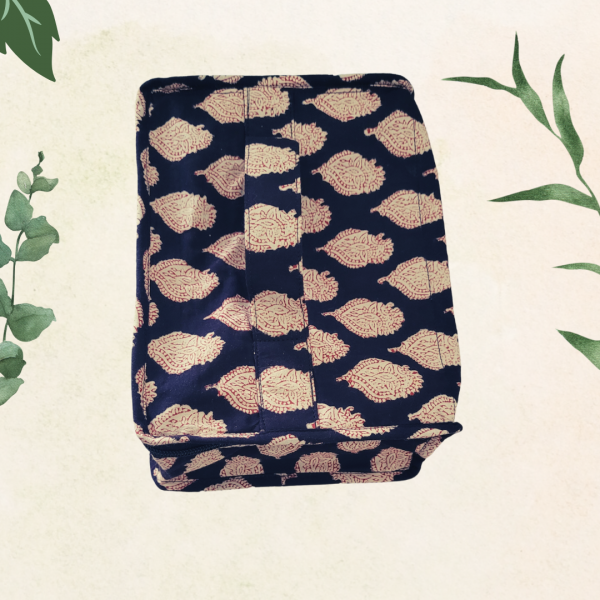 AZ: Travel Pouch in Handloom Cotton Fabric