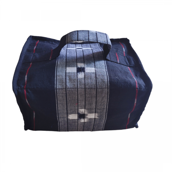 AZ: Travel Pouch in Handloom Cotton fabric