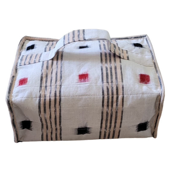 AZ: Travel Pouch in Handloom Cotton fabric
