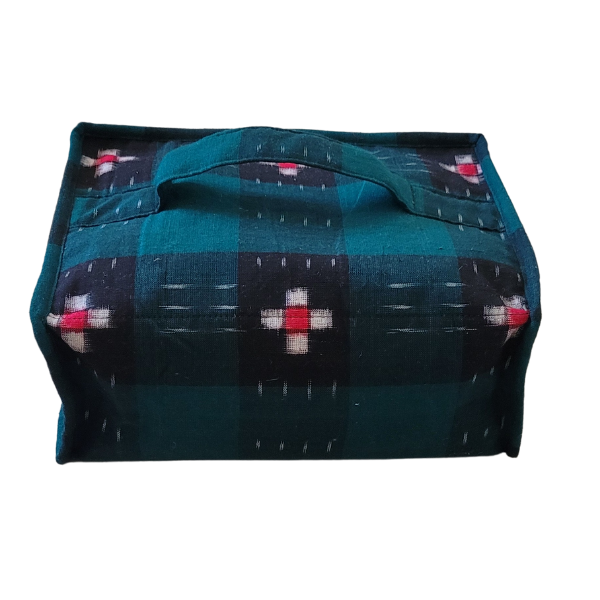 AZ: Travel Pouch in Handloom Cotton fabric