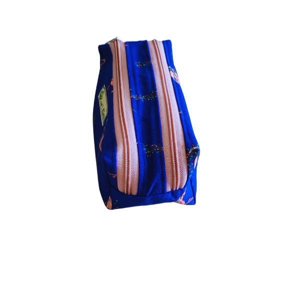 Double Zipper Cotton Pouch for Kids