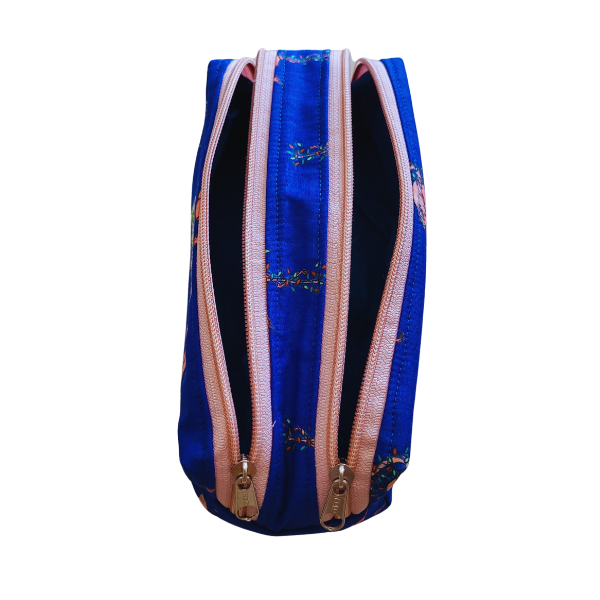 Double Zipper Cotton Pouch for Kids