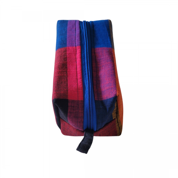 Travel Pouch in Handloom Cotton Fabric
