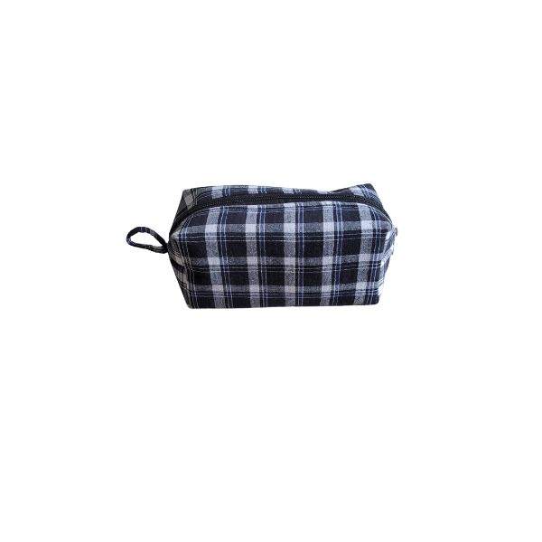 AZ: Travel Pouch in Handloom Cotton Fabric