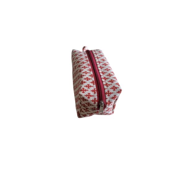 AZ: Travel Pouch in Handloom Cotton Fabric