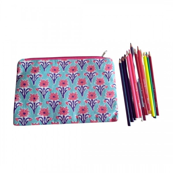 AZ: Cotton Travel Pouch