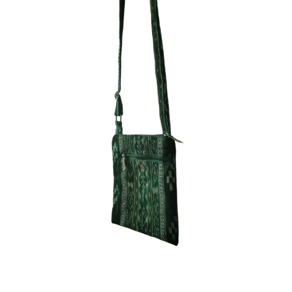 AZ: Sambalpuri Handloom Cotton Ikat Sling Bag 