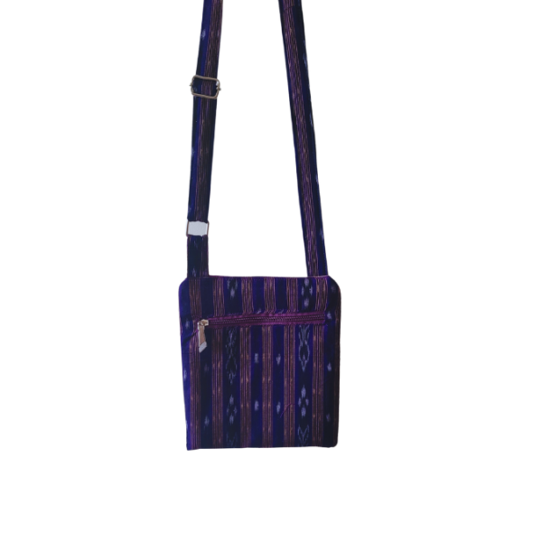 AZ: Sambalpuri Handloom Cotton Ikat Sling Bag