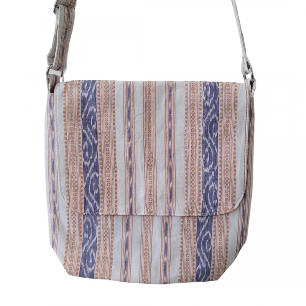 AZ: Handloom Cotton Ikat Sling Bag