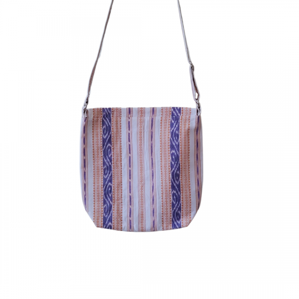 AZ: Handloom Cotton Ikat Sling Bag