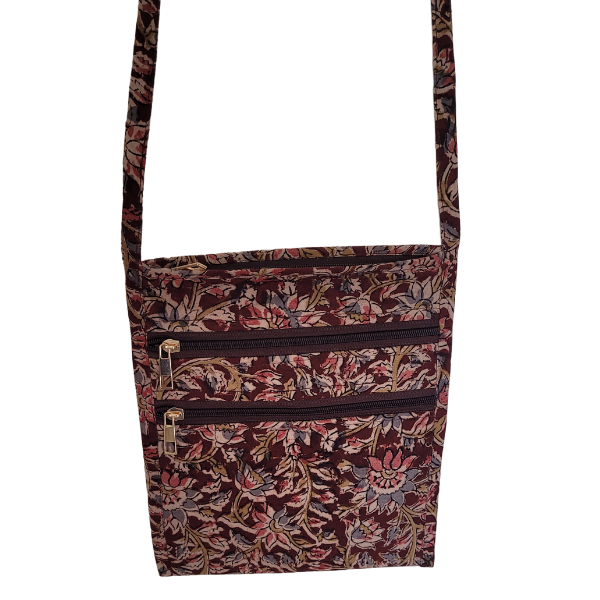 AZ: Sling bag in Handloom Cotton Fabric