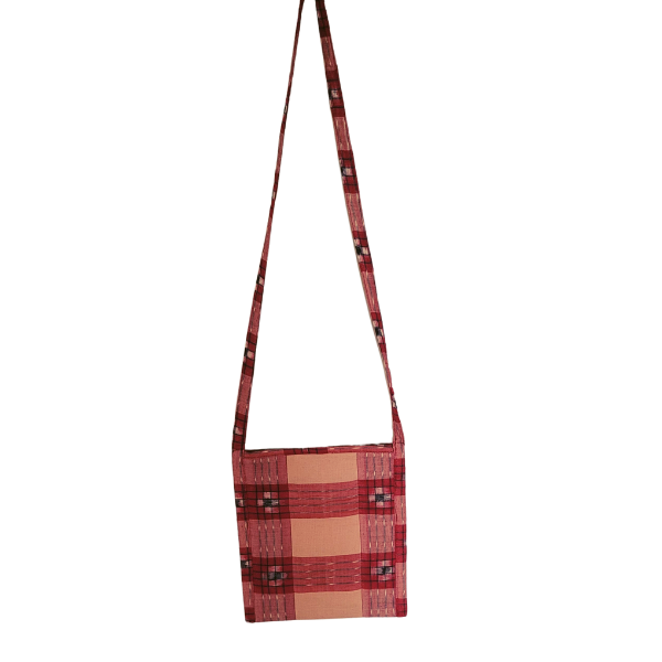 AZ: Handloom Cotton Ikat Sling bag