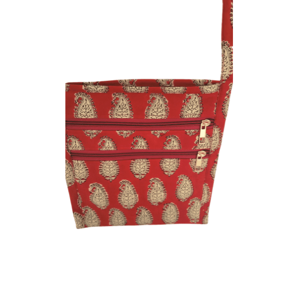 AZ: Sling bag in Handloom Cotton Fabric