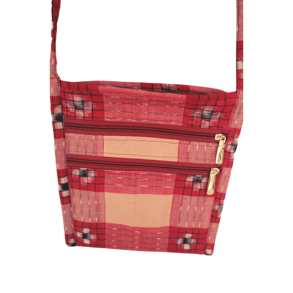 AZ: Handloom Cotton Ikat Sling bag