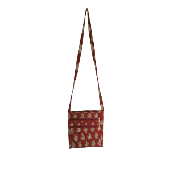 AZ: Sling bag in Handloom Cotton Fabric