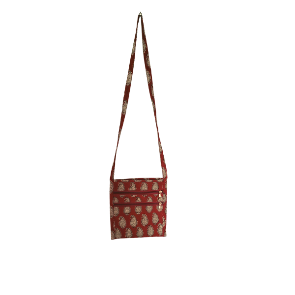 Sling bag in Handloom Cotton Fabric