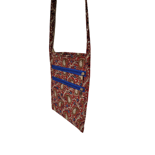 AZ: Sling bag in Handloom Cotton Fabric