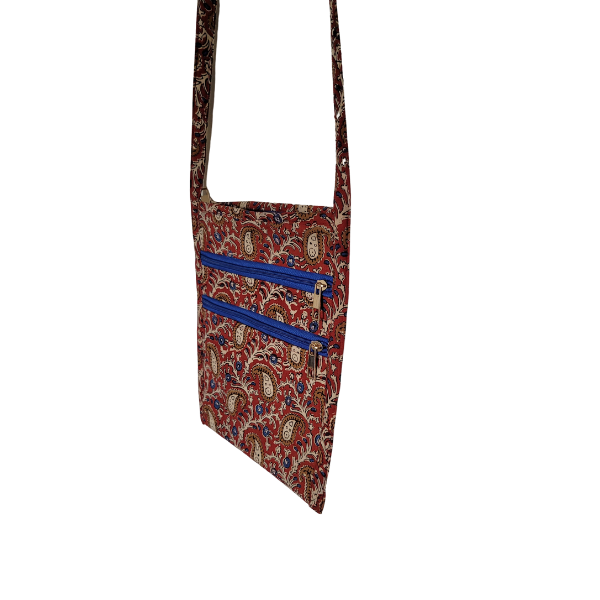 Sling bag in Handloom Cotton Fabric