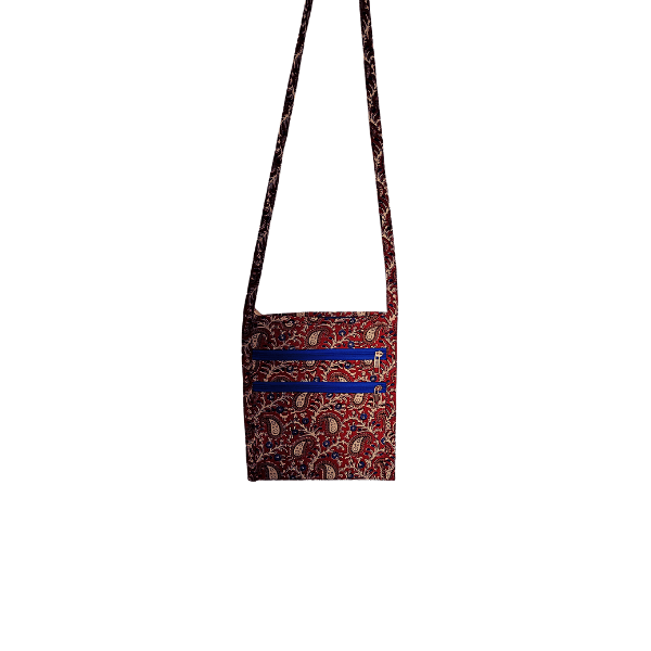 AZ: Sling bag in Handloom Cotton Fabric