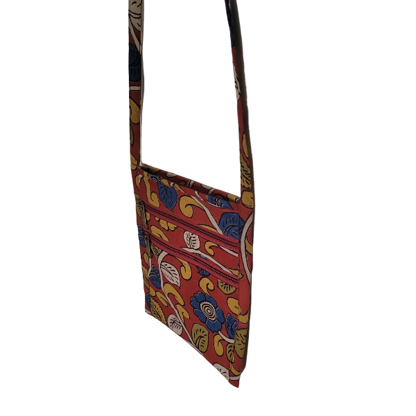 AZ: Sling bag in Handloom Cotton Fabric