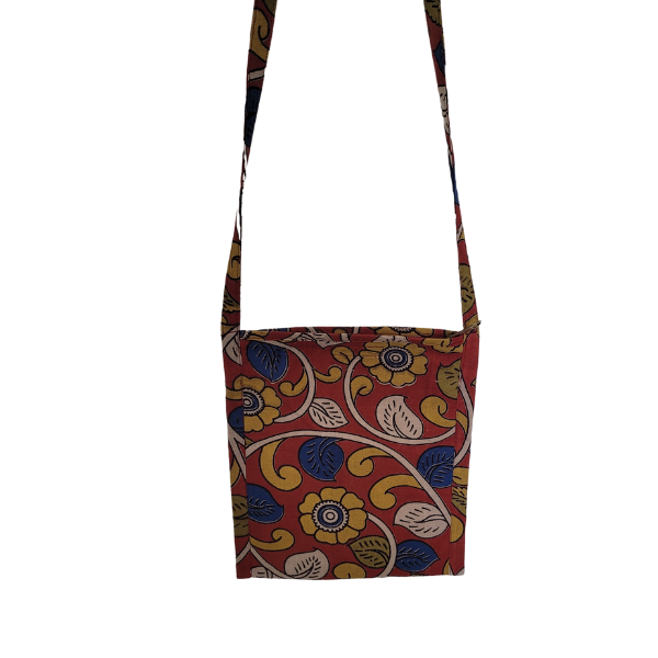 AZ: Sling bag in Handloom Cotton Fabric