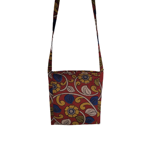 Sling bag in Handloom Cotton Fabric