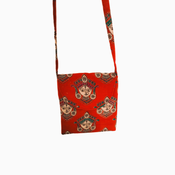 Sling bag in Handloom Cotton Fabric