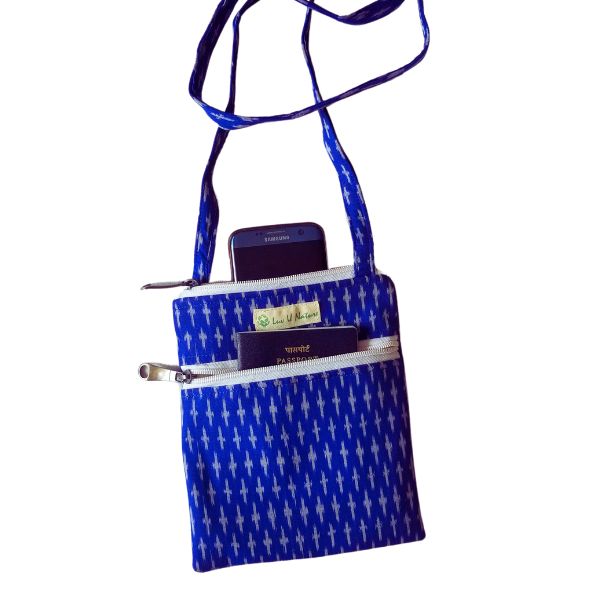 AZ: Sambalpuri Handloom Cotton Ikat Sling Bag
