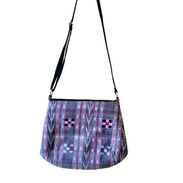 AZ: Handloom Cotton Sambalpuri Ikat Sling bag
