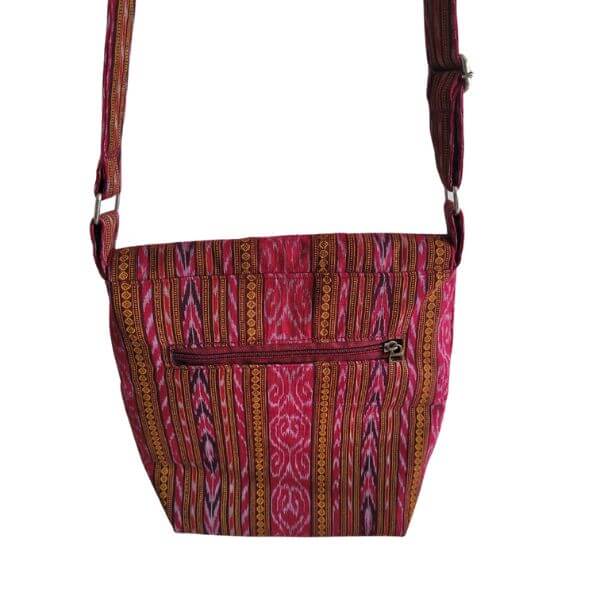AZ: Handloom Cotton Ikat Sling bag