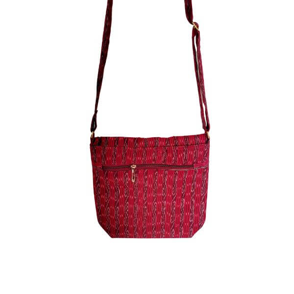 AZ: Handloom Cotton Ikat Sling bag