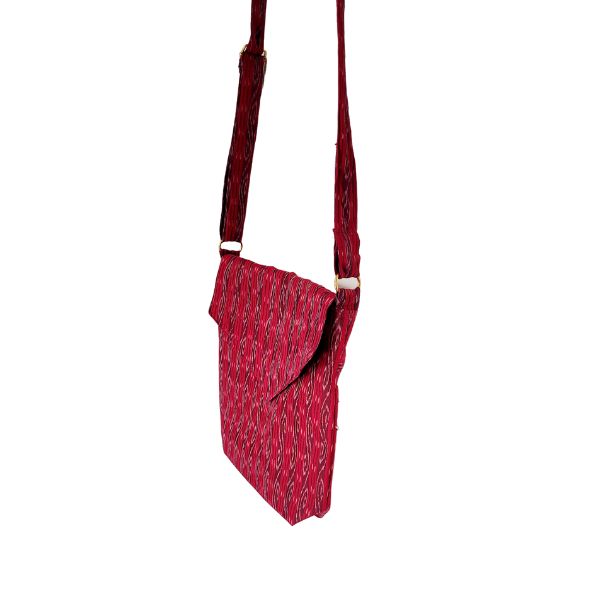 AZ: Handloom Cotton Ikat Sling bag
