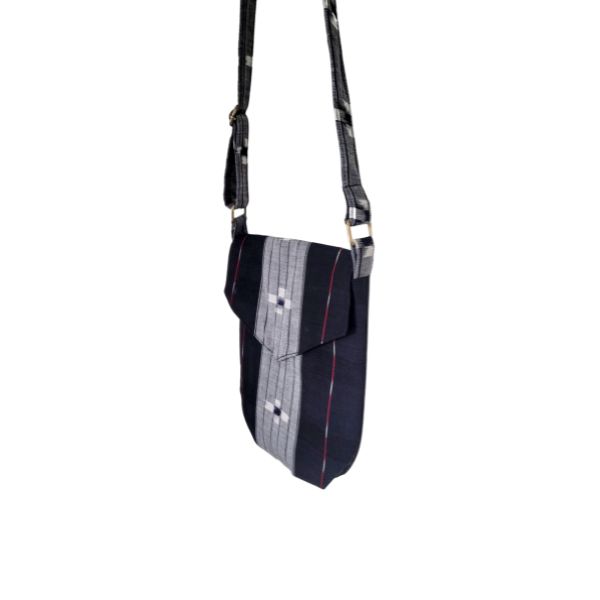 AZ: Sambalpuri Handloom Cotton Ikat Sling Bag