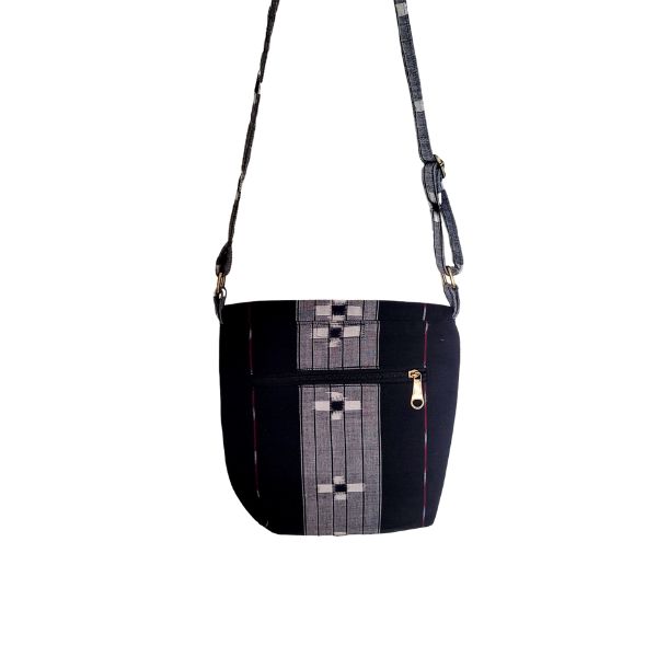 AZ: Sambalpuri Handloom Cotton Ikat Sling Bag