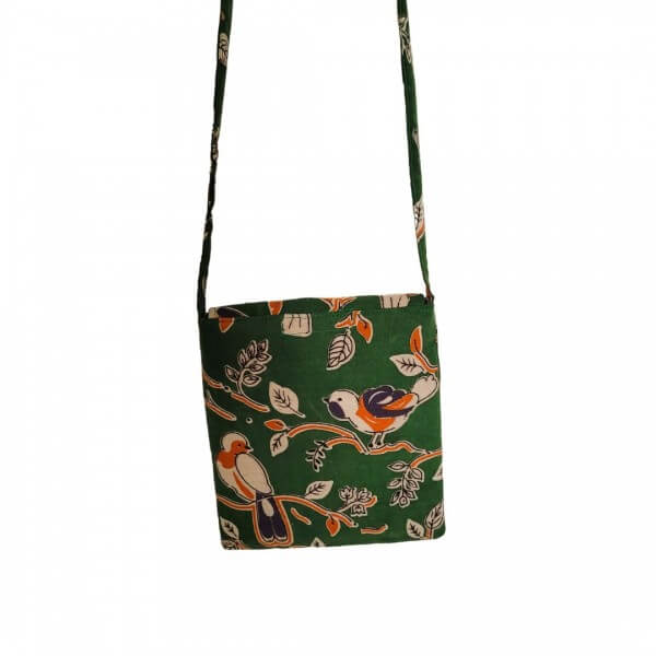 AZ: Sling bag in Handloom Cotton Fabric