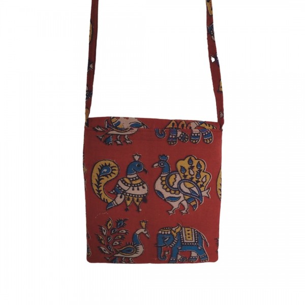 AZ: Sling bag in Handloom Cotton Fabric