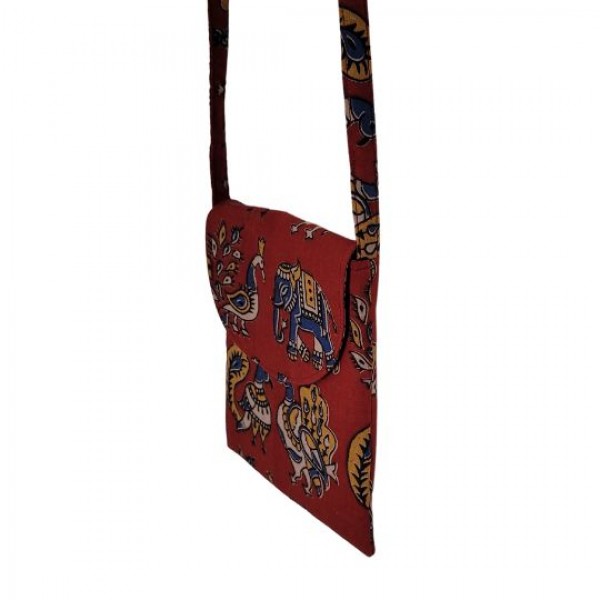 AZ: Sling bag in Handloom Cotton Fabric