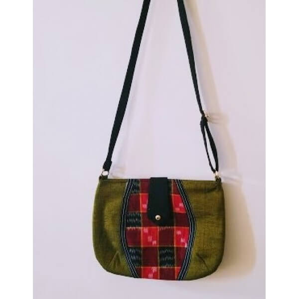 AZ: Sambalpuri Handloom Cotton Sling bag