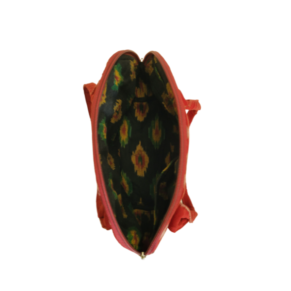 AZ: Handloom Cotton Sambalpuri Ikat Tote Bag
