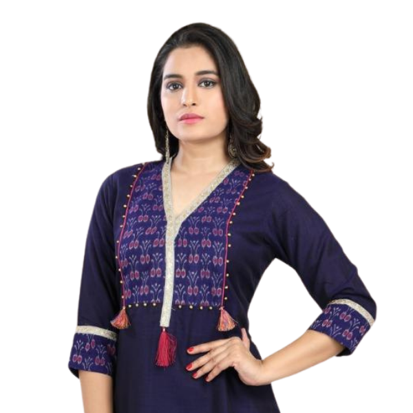 Cotton Dress in Handloom Sambalpuri Ikat Fabric