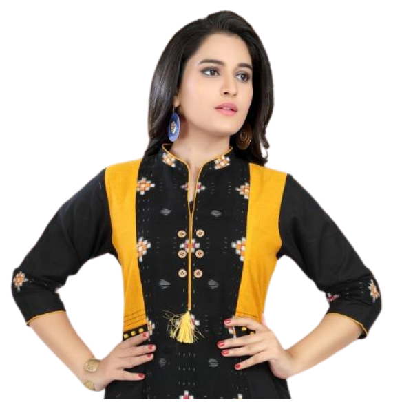 OOS: Cotton Dress in Handloom Sambalpuri Ikat Fabric
